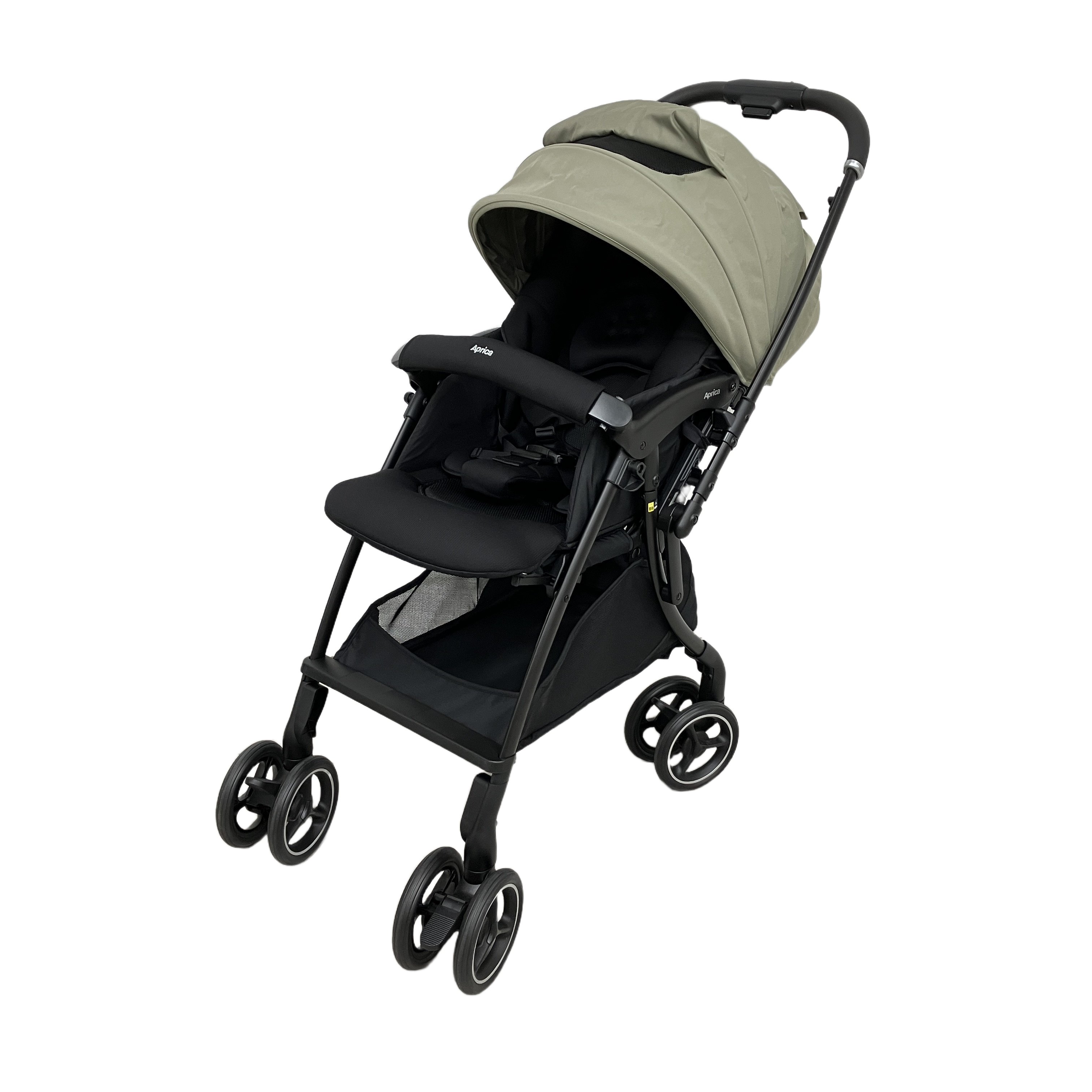 Aprica 2230590 ラクーナ クッション フリー AF ミュートグリーン GN A型 ベビーカー アップリカ ベビー用品 中古 美品
