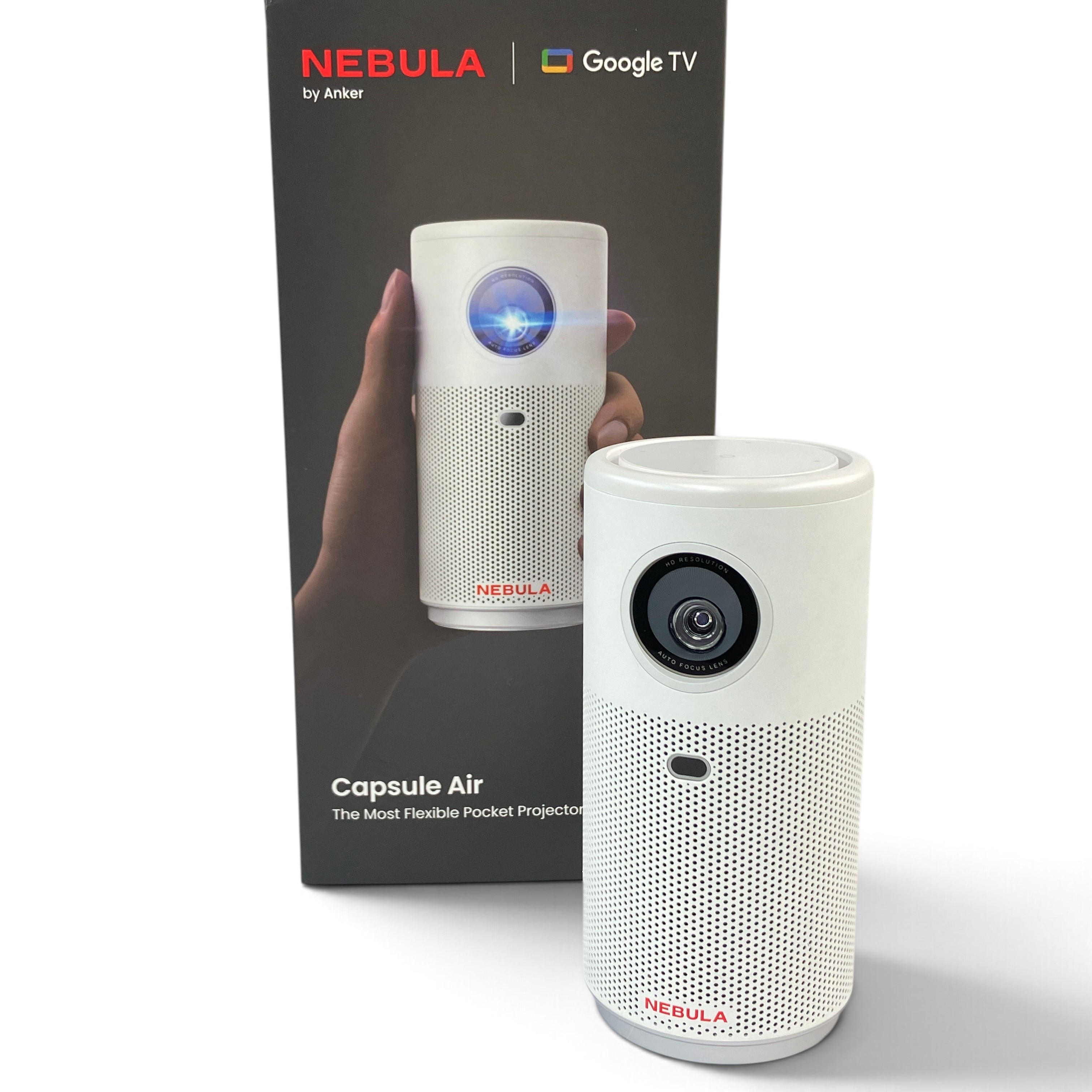 Anker Nebula D4112 Capsule Air モバイルプロジェクター アンカー 家電 ホワイト 中古