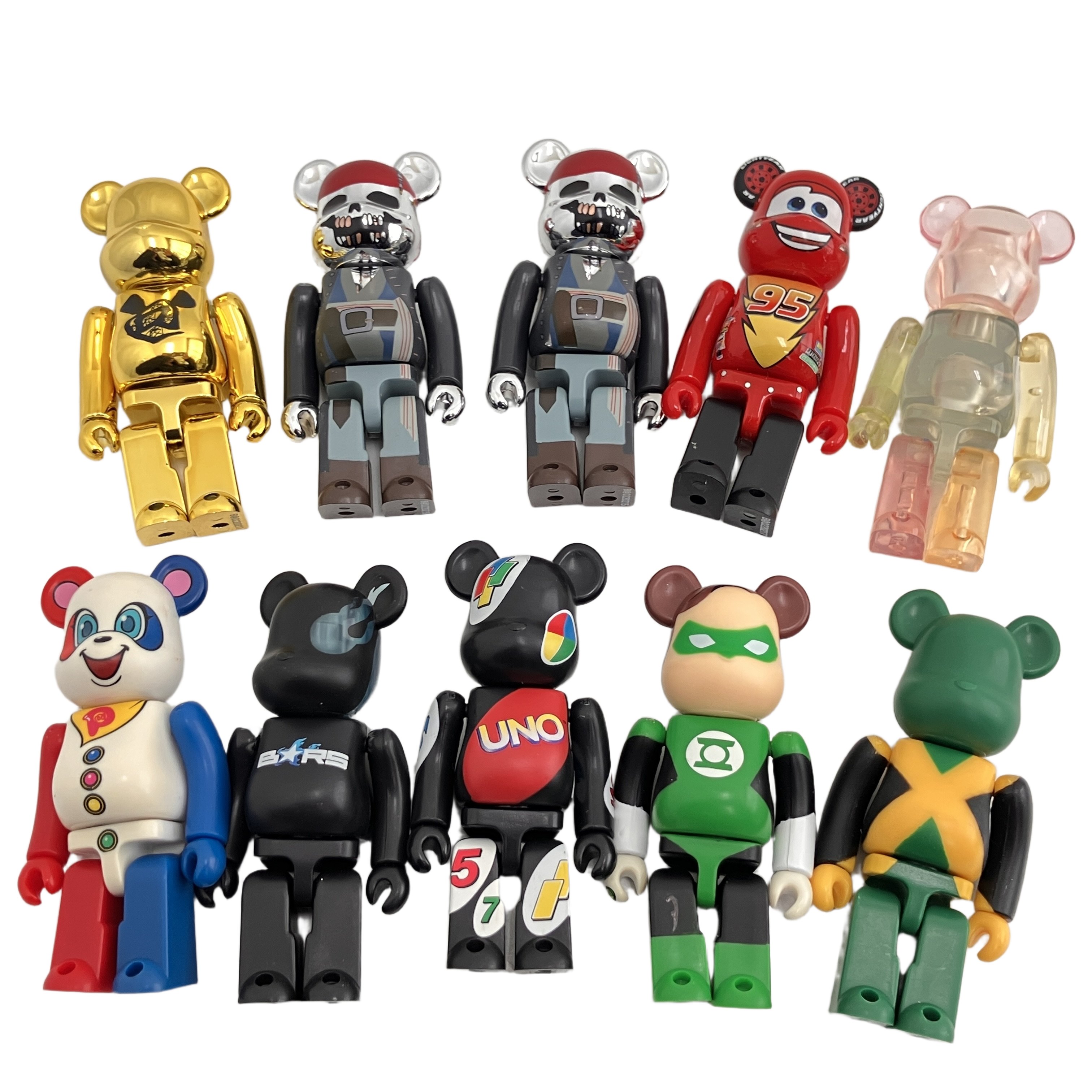 ベアブリック シリーズ22 100% BE@RBRICK MEDICOMTOY 10体セット カーズ ジャックスパロウ など