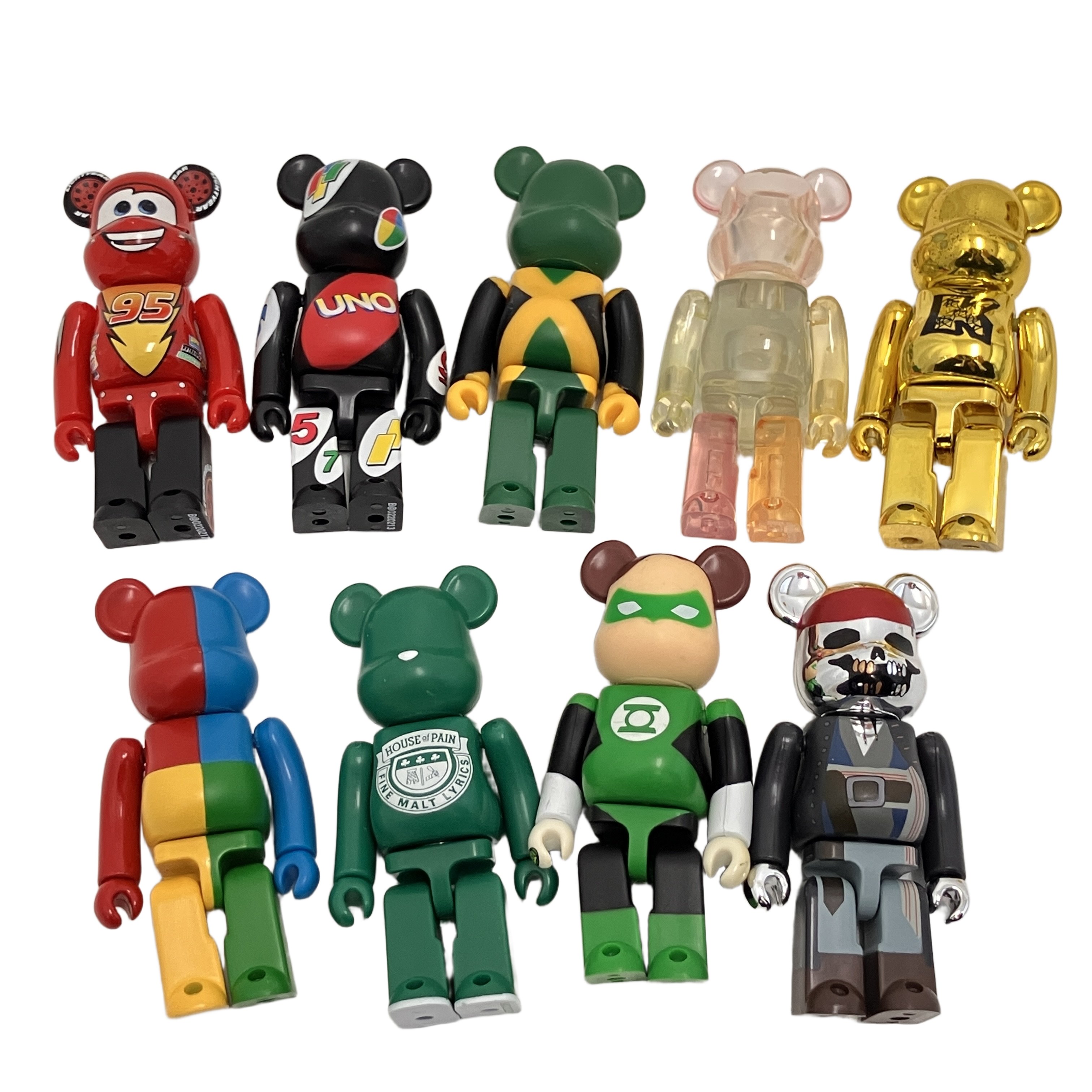 ベアブリック シリーズ22 100% BE@RBRICK MEDICOMTOY 9体セット UNO カーズ など