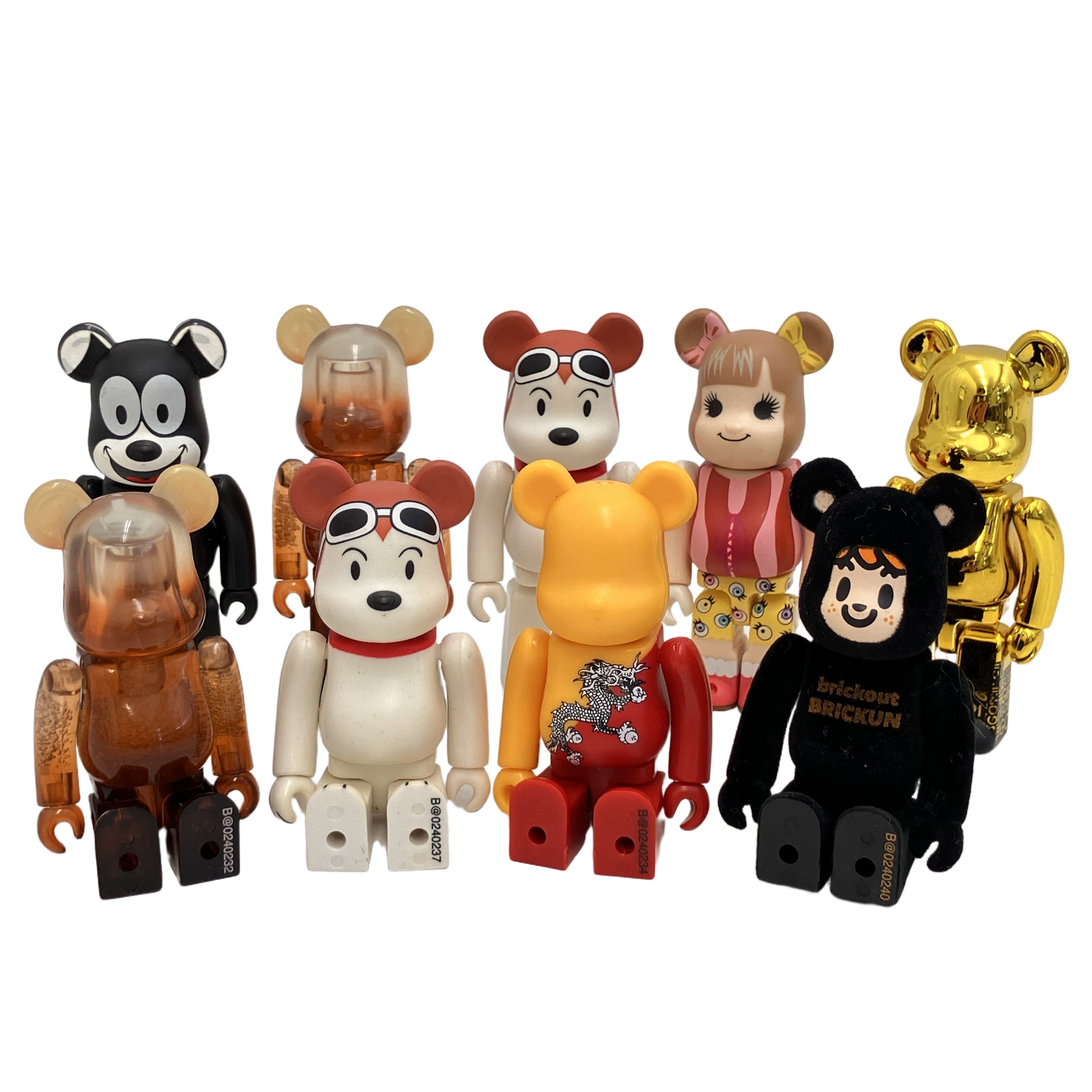ベアブリック シリーズ24 100% BE@RBRICK MEDICOMTOY 9体セット スヌーピー TAROUT など