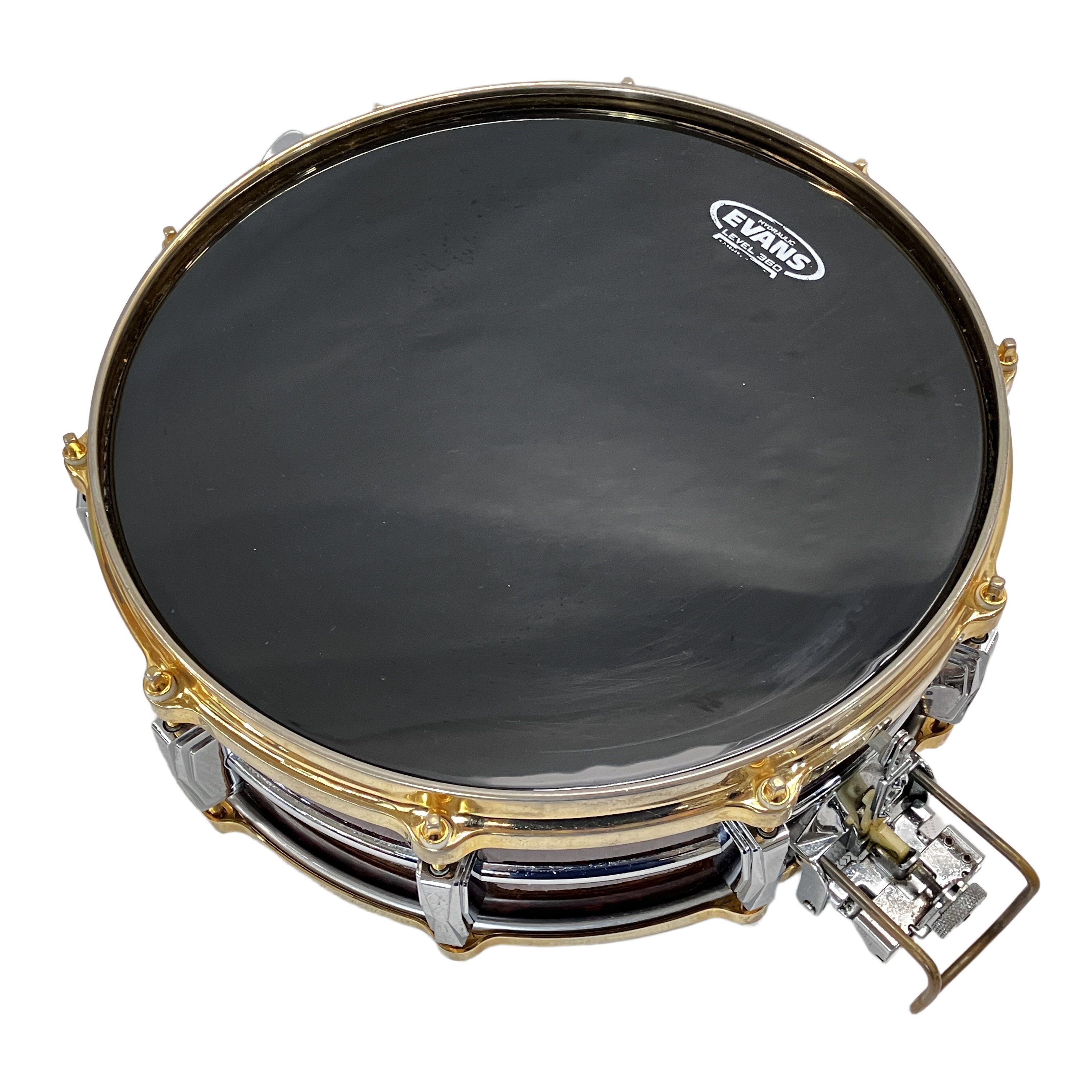 Ludwig スネア ドラム ウッド 5x14 スーパーセンシティブ B/Oバッジ Peral フープ EVANS ヘッド ヴィンテージ ラディック 中古