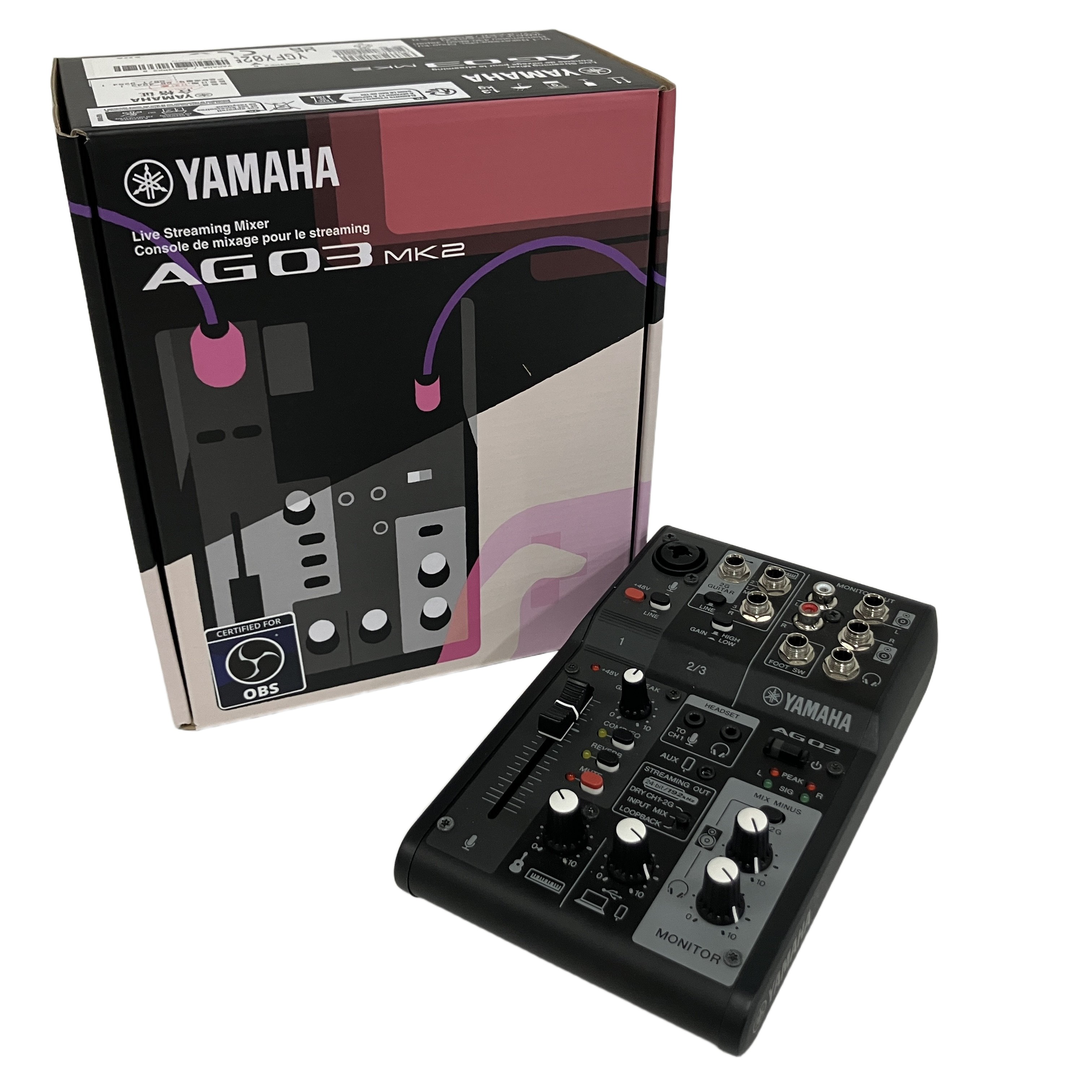 YAMAHA AG03MK2 ミキサー ヤマハ オーディオインターフェース 音響機器 中古