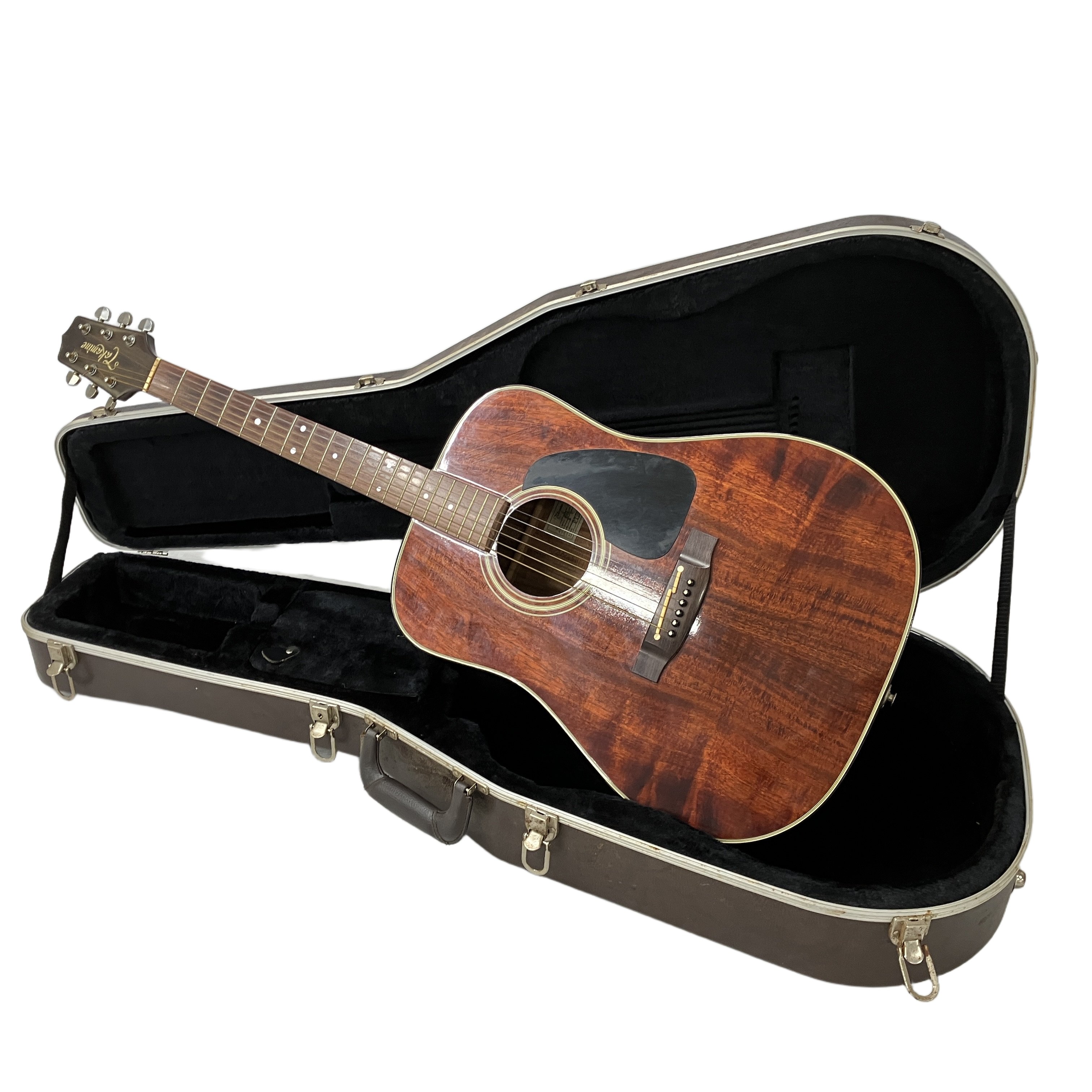 TAKAMINE PT-207 アコースティック ギター AD-1 プリアンプ 換装済み ハワイアンコア タカミネ 中古
