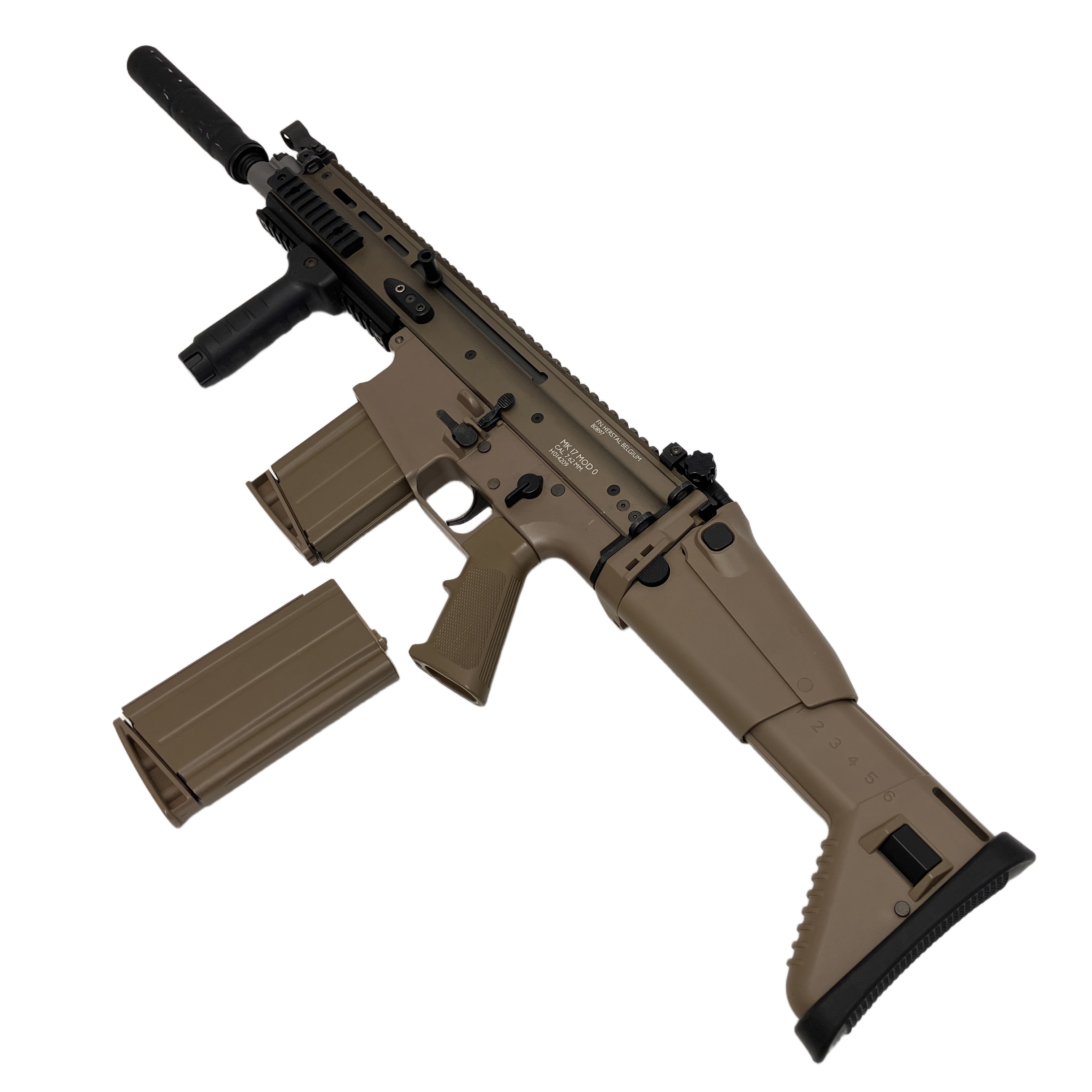 東京マルイ SCAR-Heavy MK17 MOD 0 次世代 電動ガン エアガン マガジン2点 中古