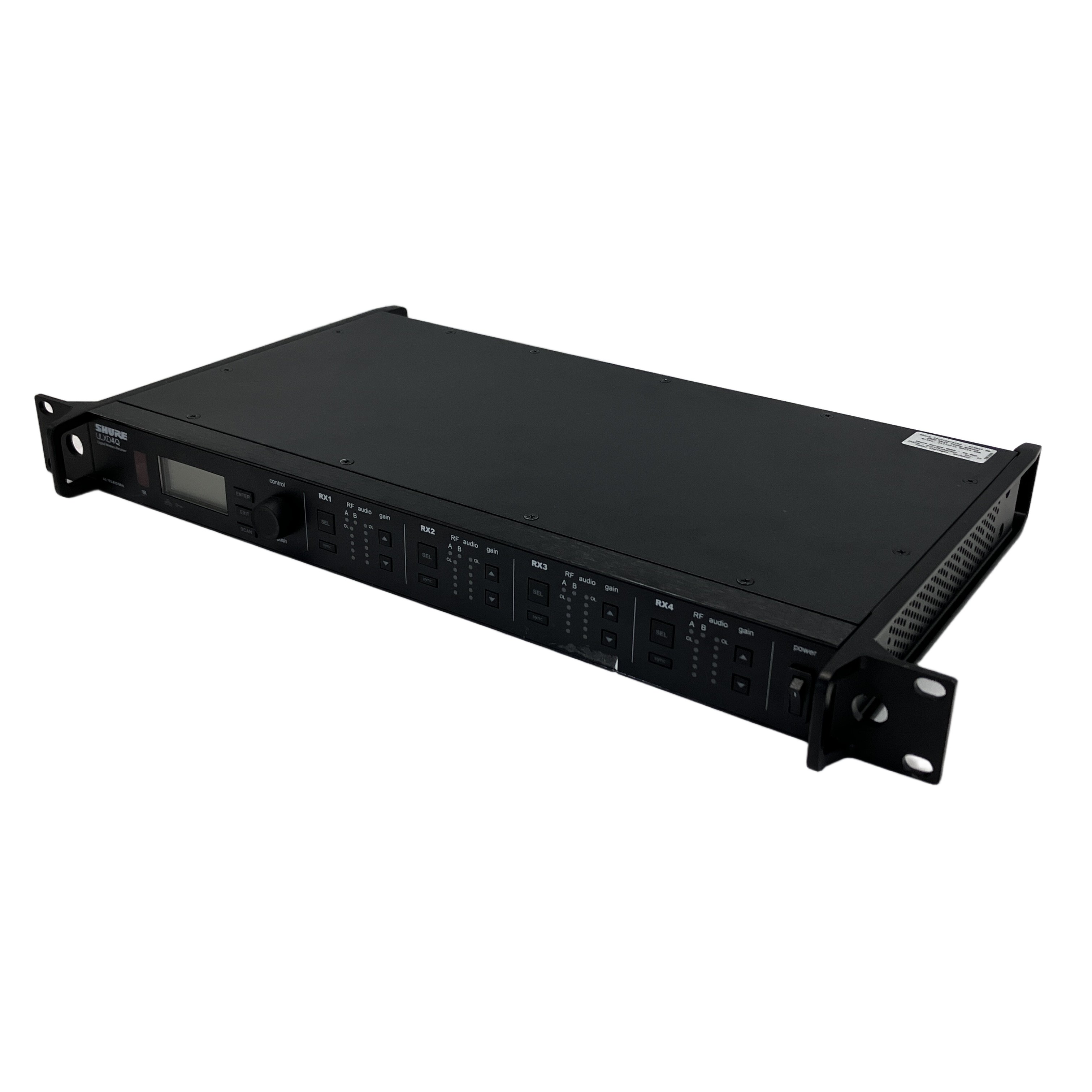 SHURE ULXD4Q AB デジタルワイヤレス受信機 クワッドチャンネル シュア 中古