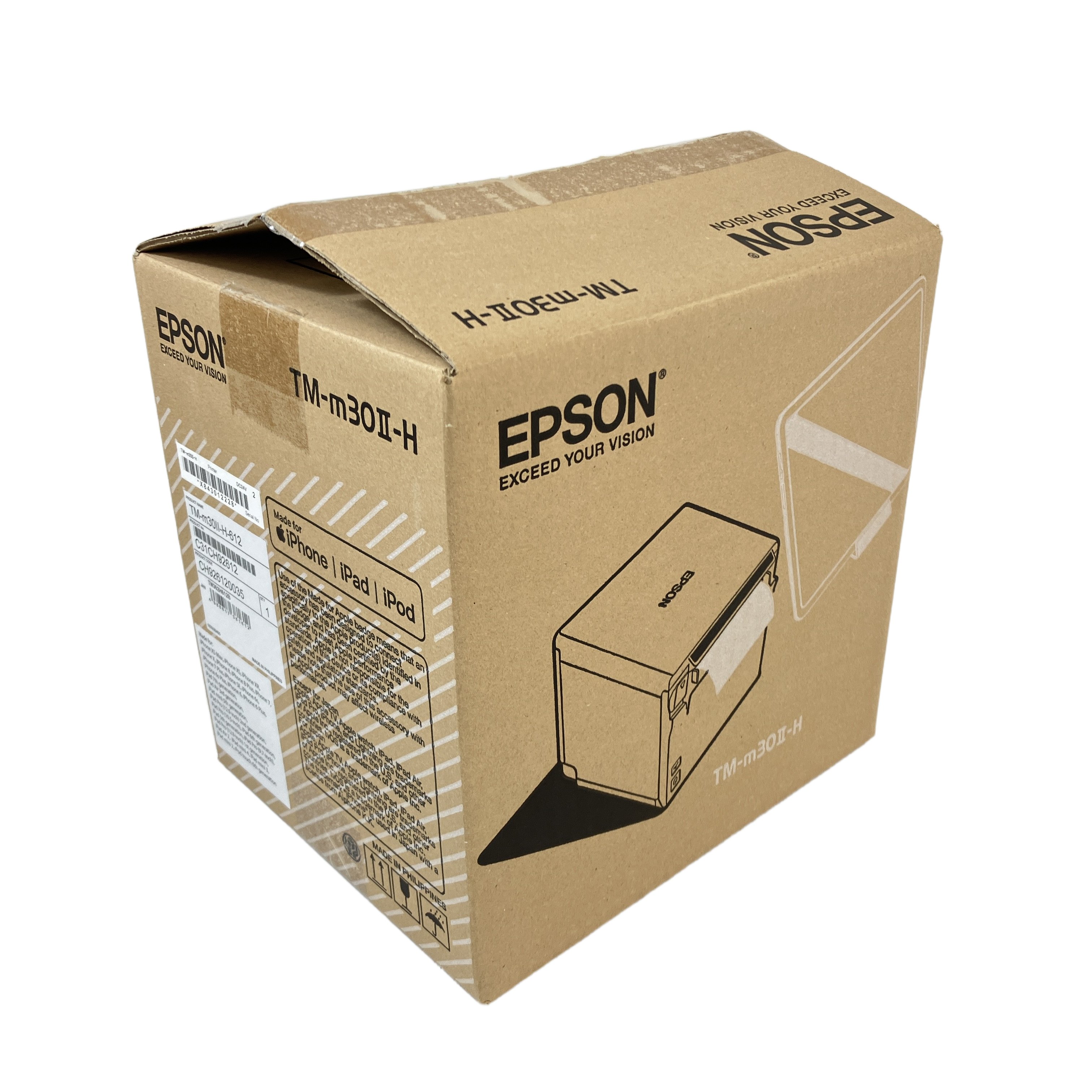 済:EPSON エプソン TM-m30II-H-612 サーマルレシートプリンター USBCB2付き 未使用