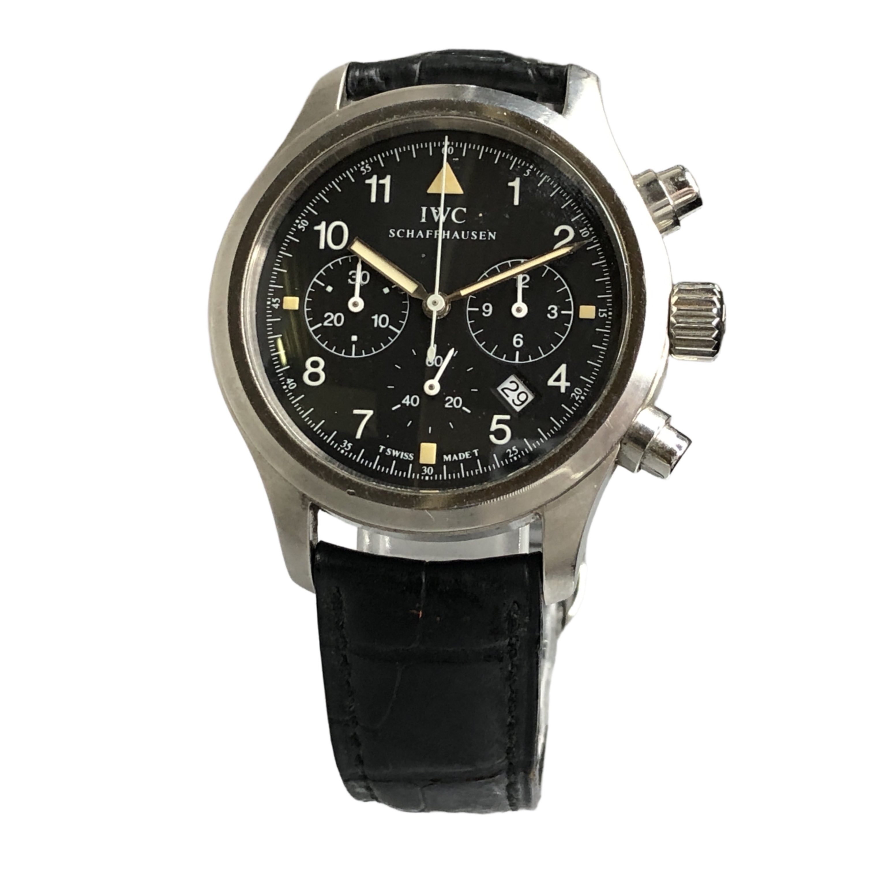 IWC フリーガー クロノグラフ 3741 不動 スレキズあり 本体のみ
