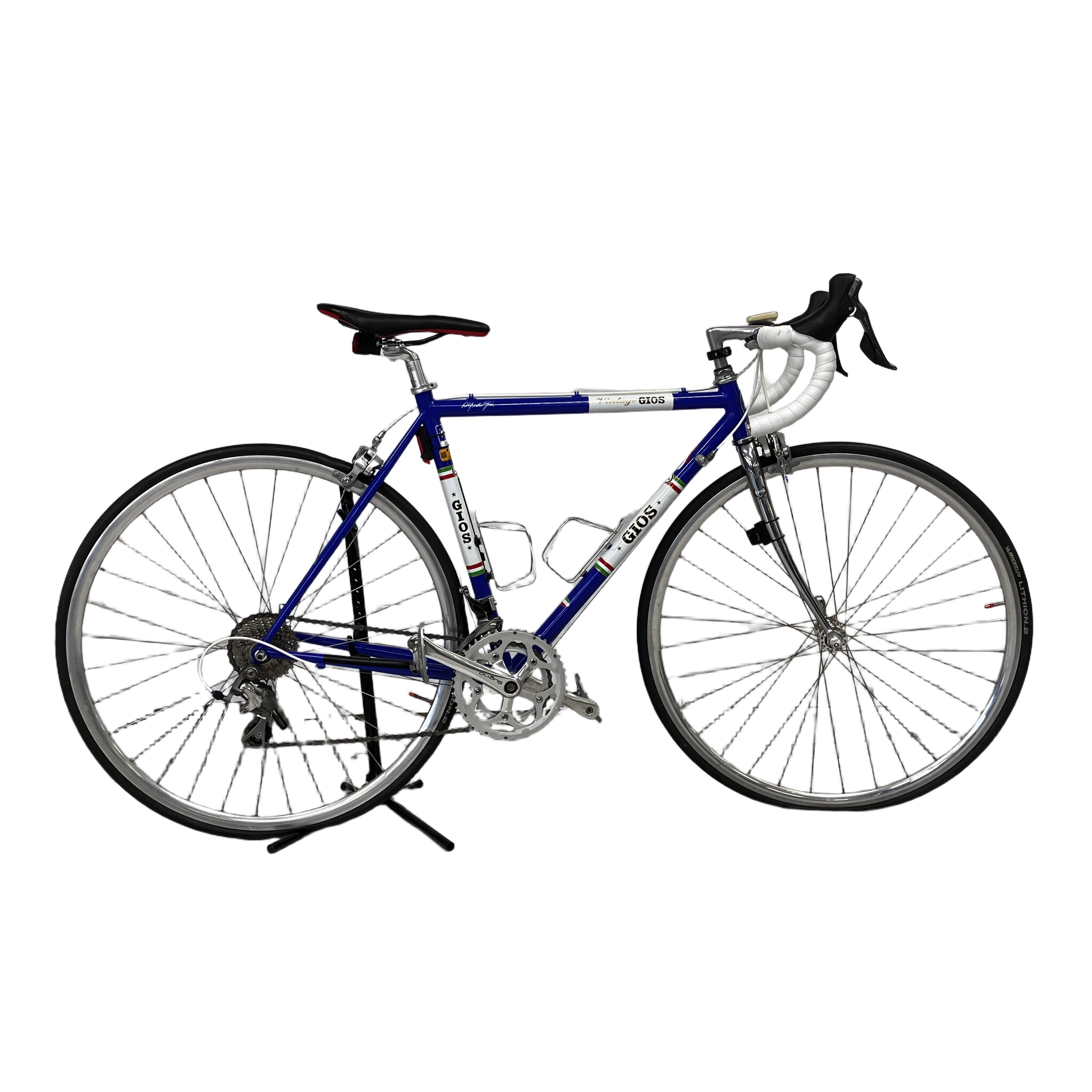 GIOS VINTAGE ロードバイク 2×10速 クロモリ ジオスブルー シマノ Tiagra ジオス 自転車 訳有 中古