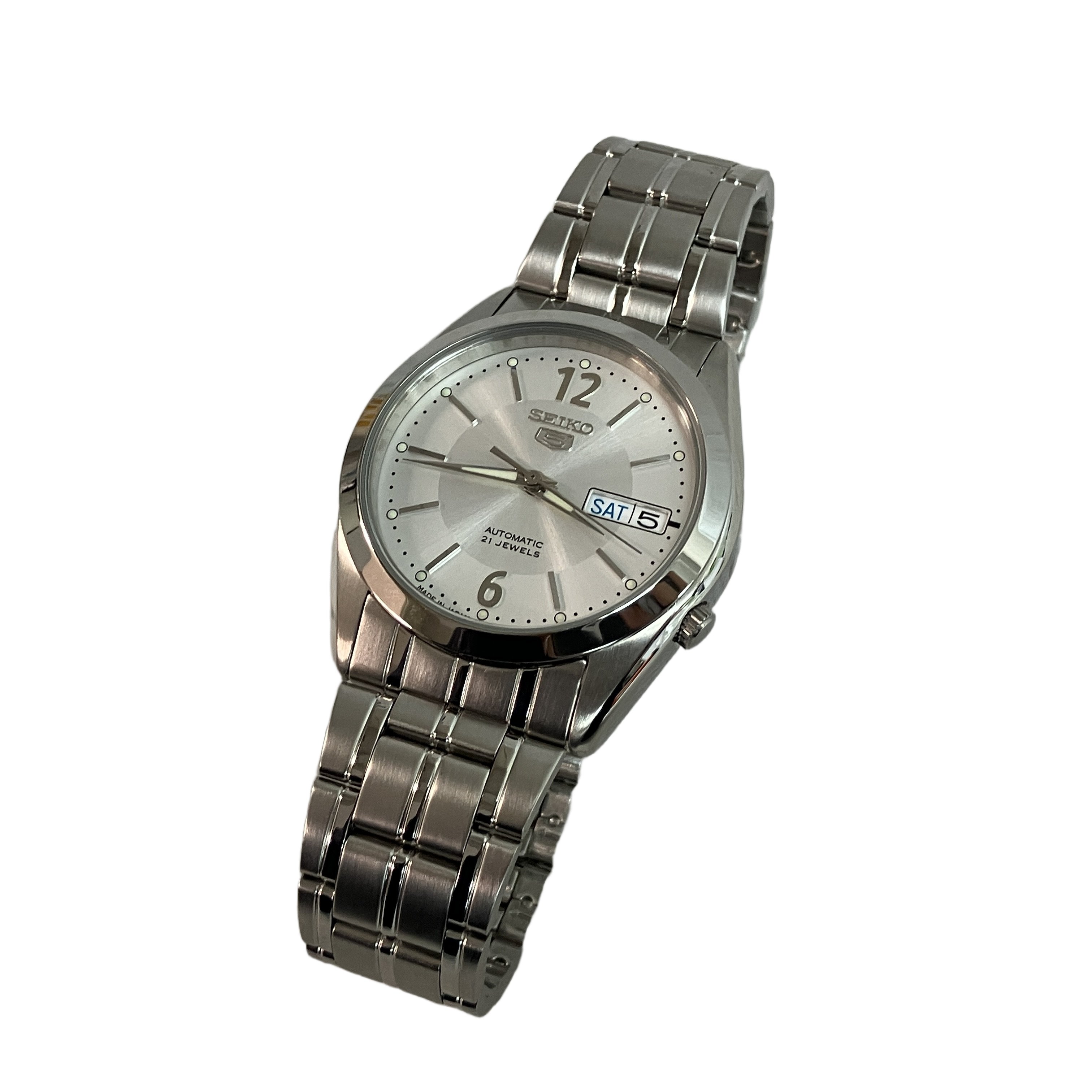 SEIKO 7S26-03B0 SEIKO5 セイコーファイブ デイデイト 裏スケ 自動巻き 腕時計 メンズ 中古