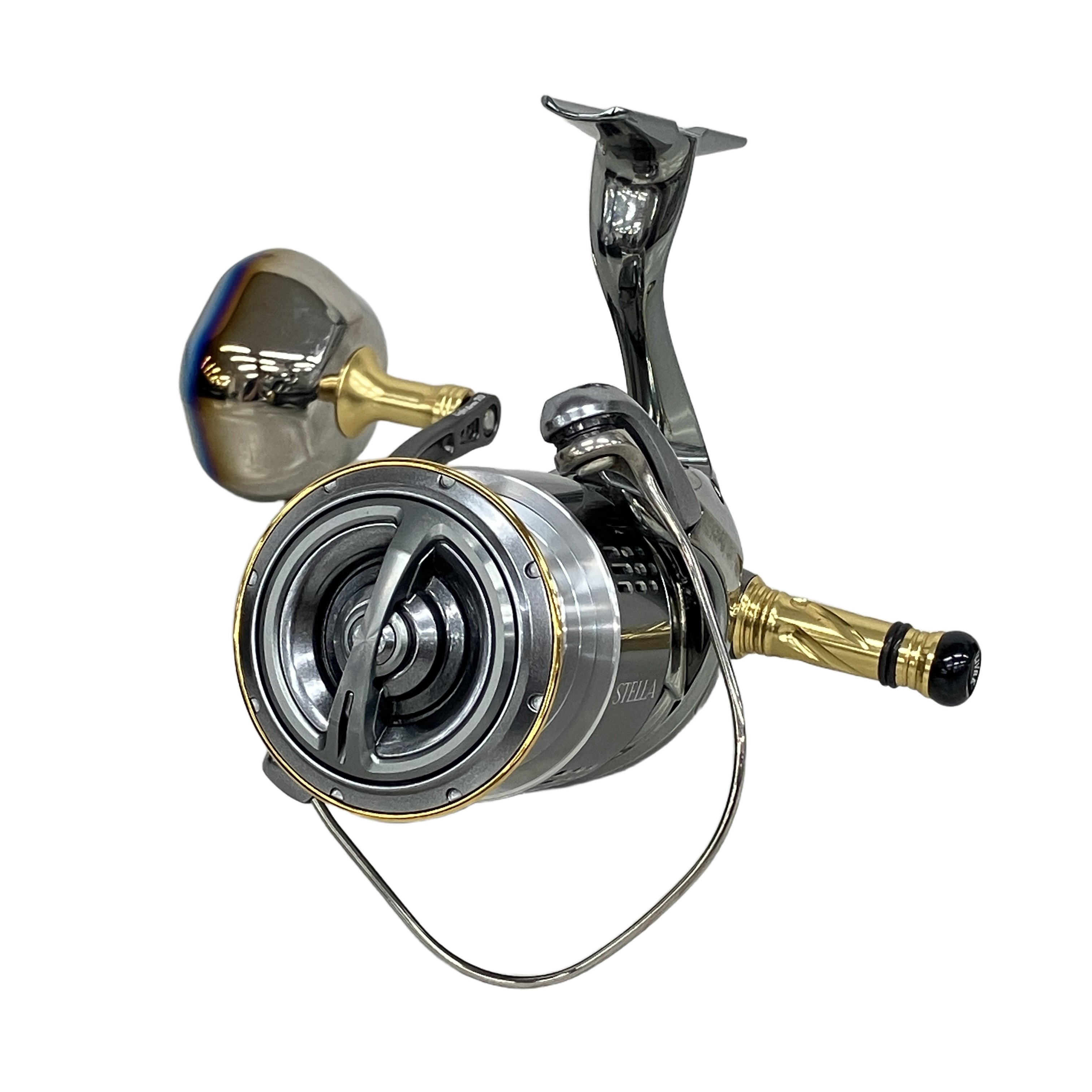 SHIMANO シマノ 18 ステラ C5000HG LIVRE PT52 カスタムノブ 純正ノブ/元箱付 良好