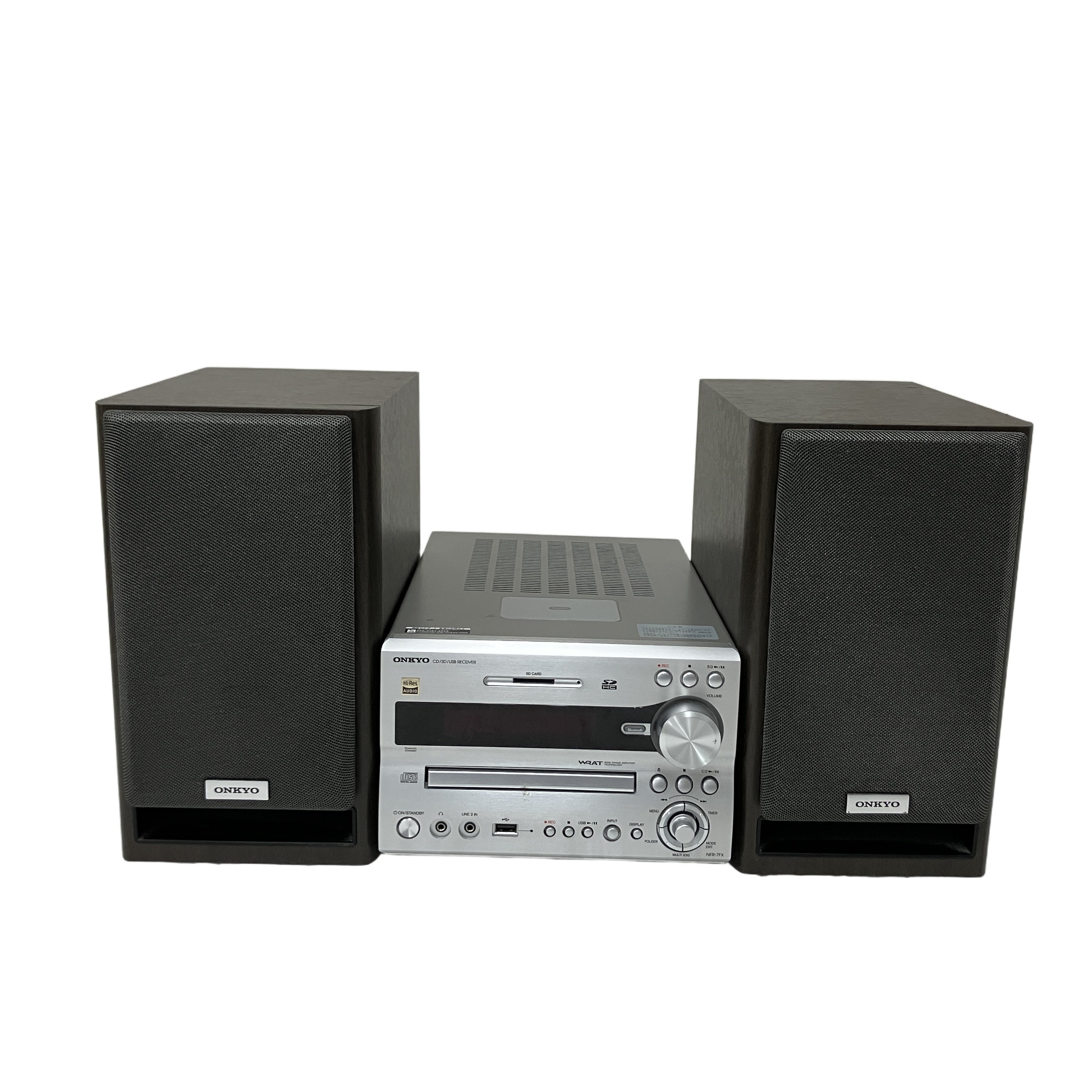 ONKYO NFR-7FX D-NFR7FX CD SD USB レシーバー スピーカー ペア コンポ オンキョー 音響機器 オーディオ 中古