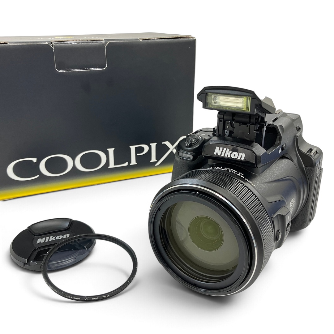 Nikon ニコン COOLPIX P1100 ブラック 超望遠コンパクトデジタルカメラ コンデジ 撮影機材 中古