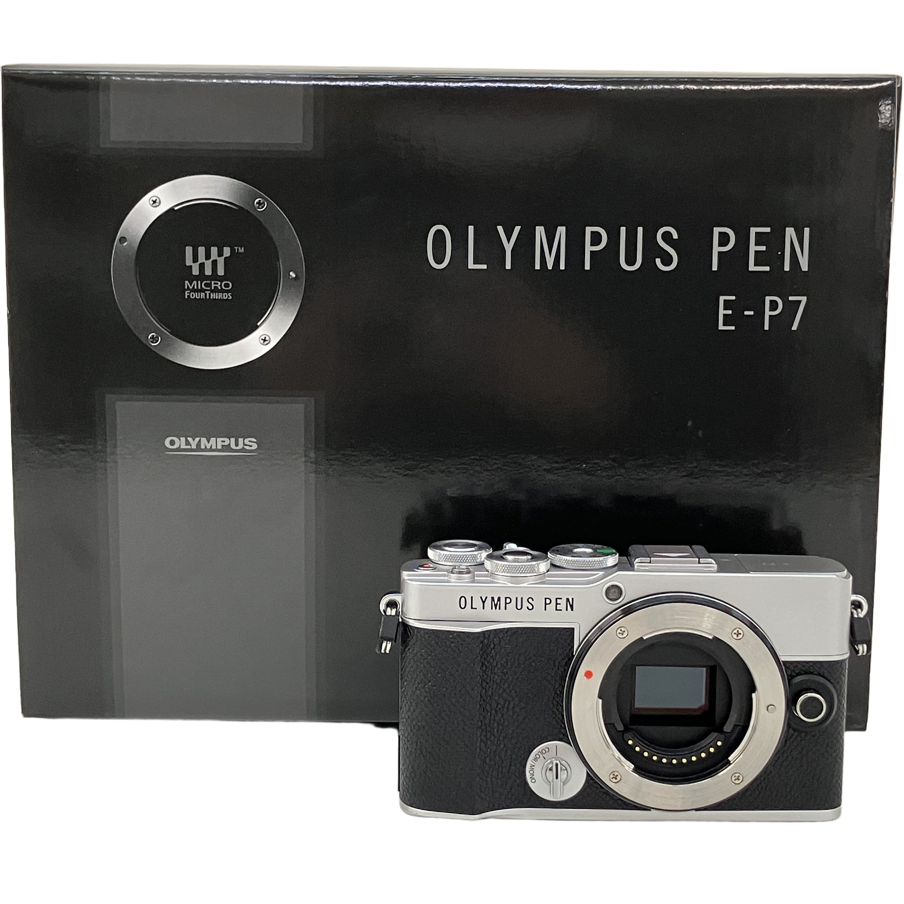 OLYMPUS オリンパス PEN E-P7 ミラーレス 一眼 M.ZUIKO DIGITAL 14-42mm F3.5-5.6 40-150mm F4-5.6 R ダブルズームキット 中古