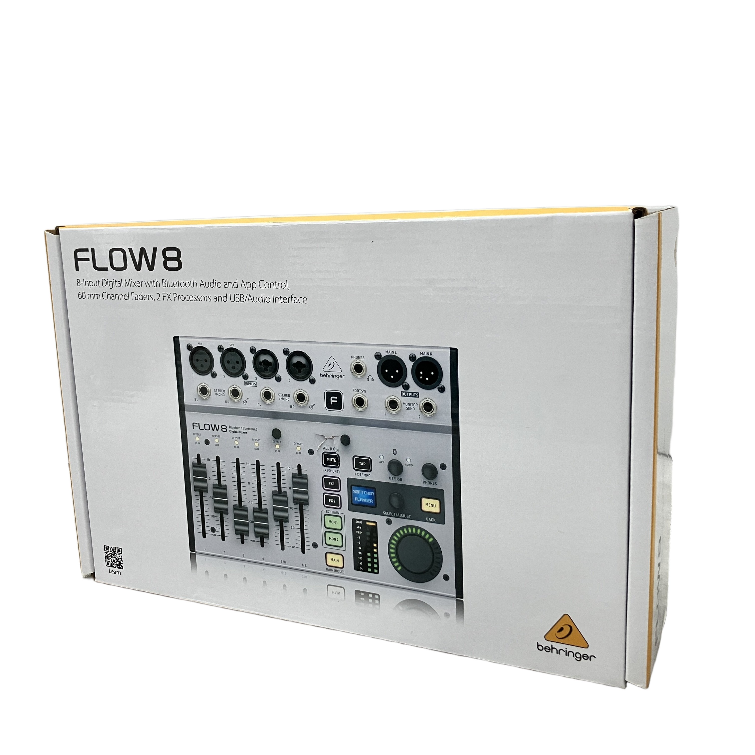 BEHRINGER FLOW 8 USBオーディオインターフェース機能搭載 デジタルミキサー 音響 未使用