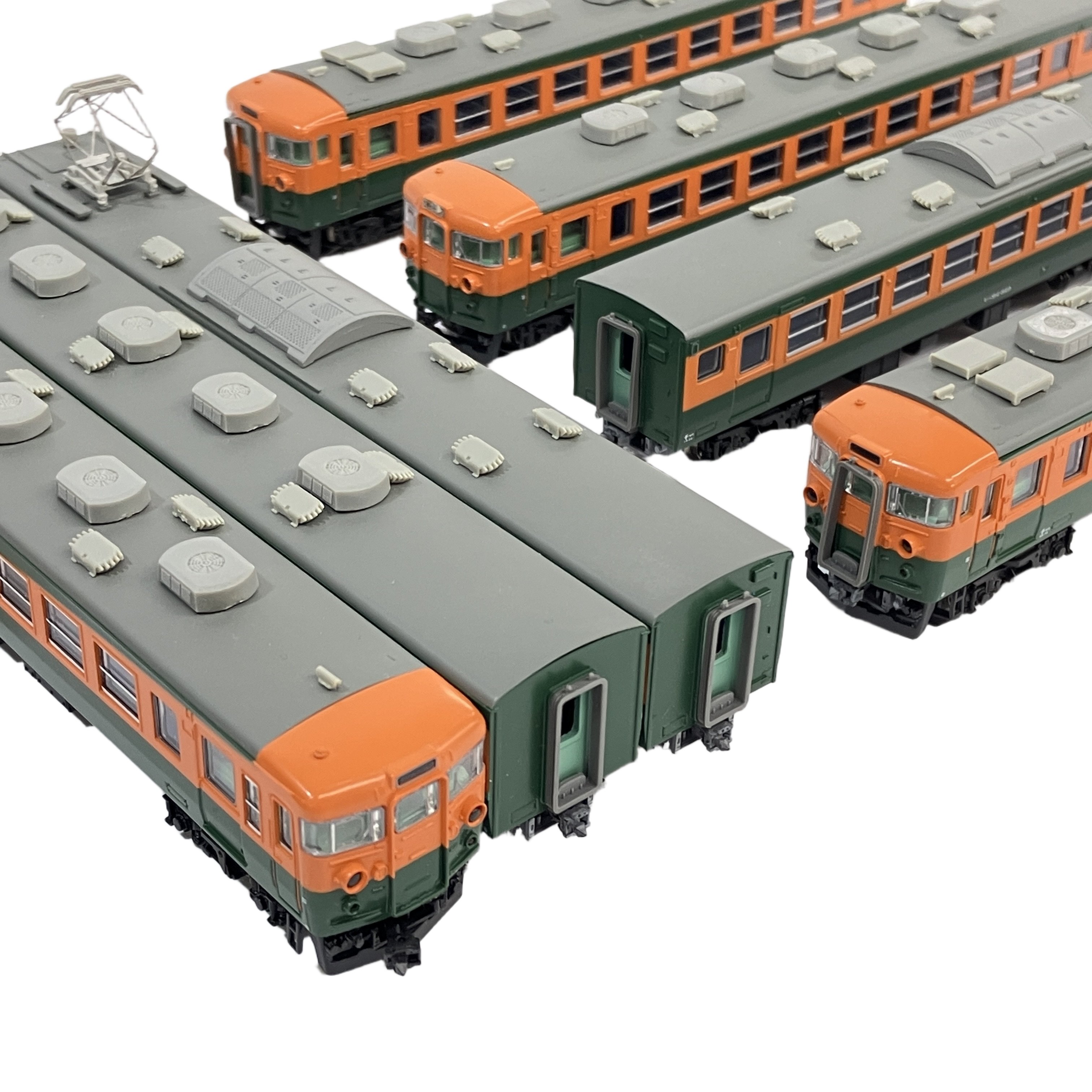 マイクロエース A-0904 国鉄 165系 急行電車 湘南色 新製冷房車 急行 内房 7両セット Nゲージ 鉄道模型 中古
