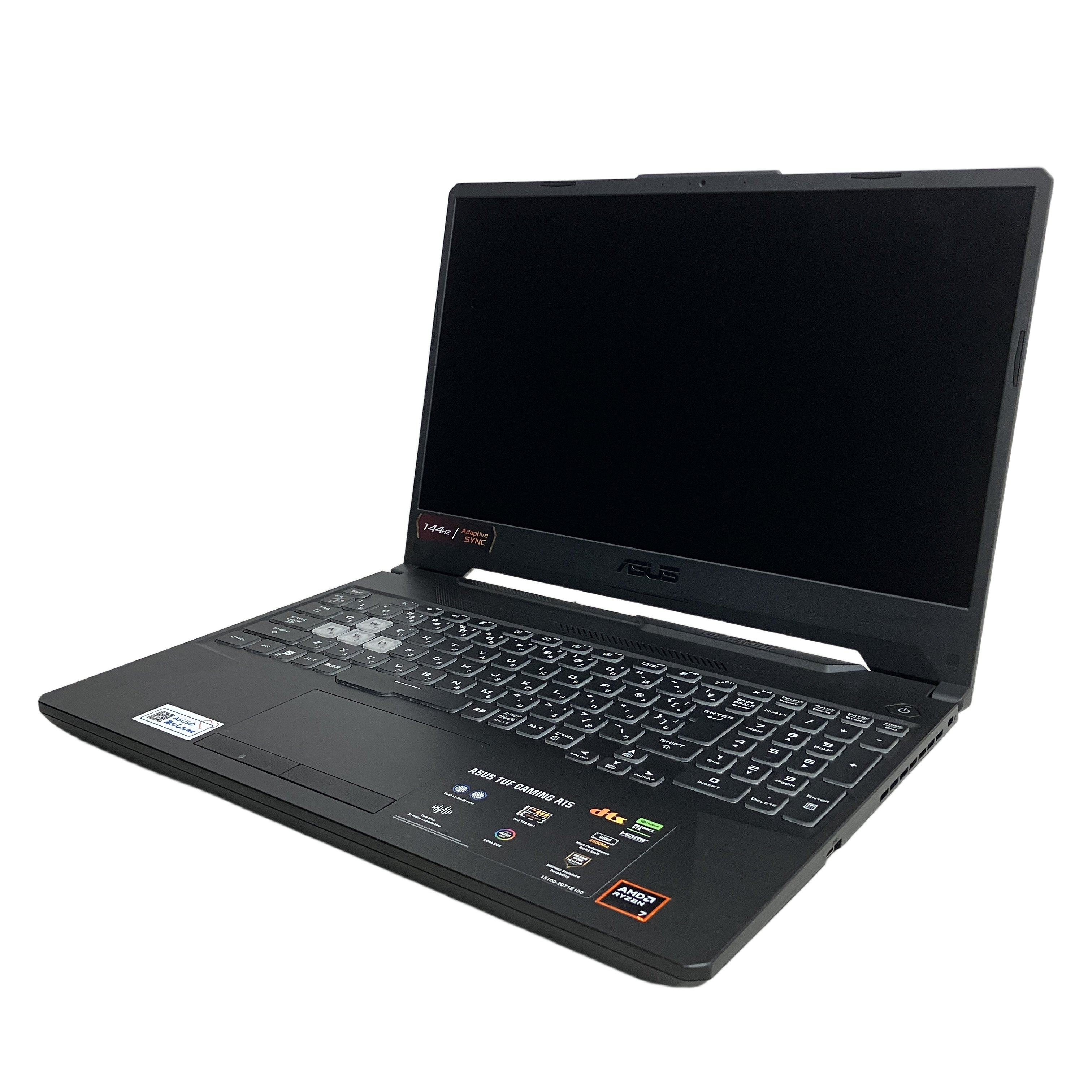 ASUS TUF Gaming A15 FA506NCQ 15.6インチ ノート パソコン Ryzen 7 170 16GB SSD 512GB RTX 3050 win11 中古 良好