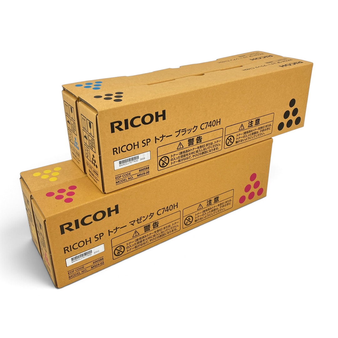 RICOH SP トナー リコー C740H 4色セット ブラック シアン マゼンタ イエロー 未使用
