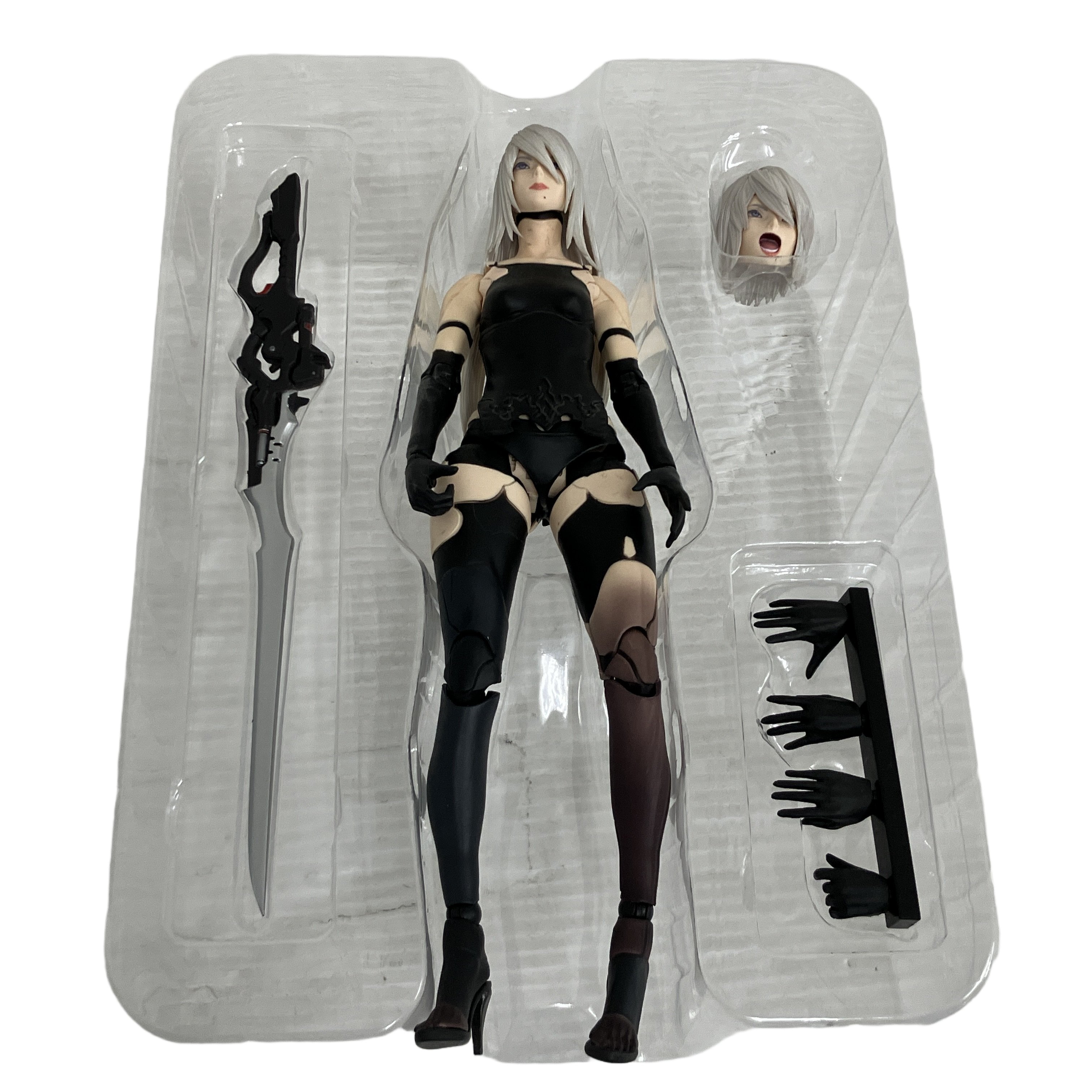 スクエア エニックス PLAY ARTS 改 DELUXE VER. NieR: Automata ヨルハ A型二号 フィギュア 中古