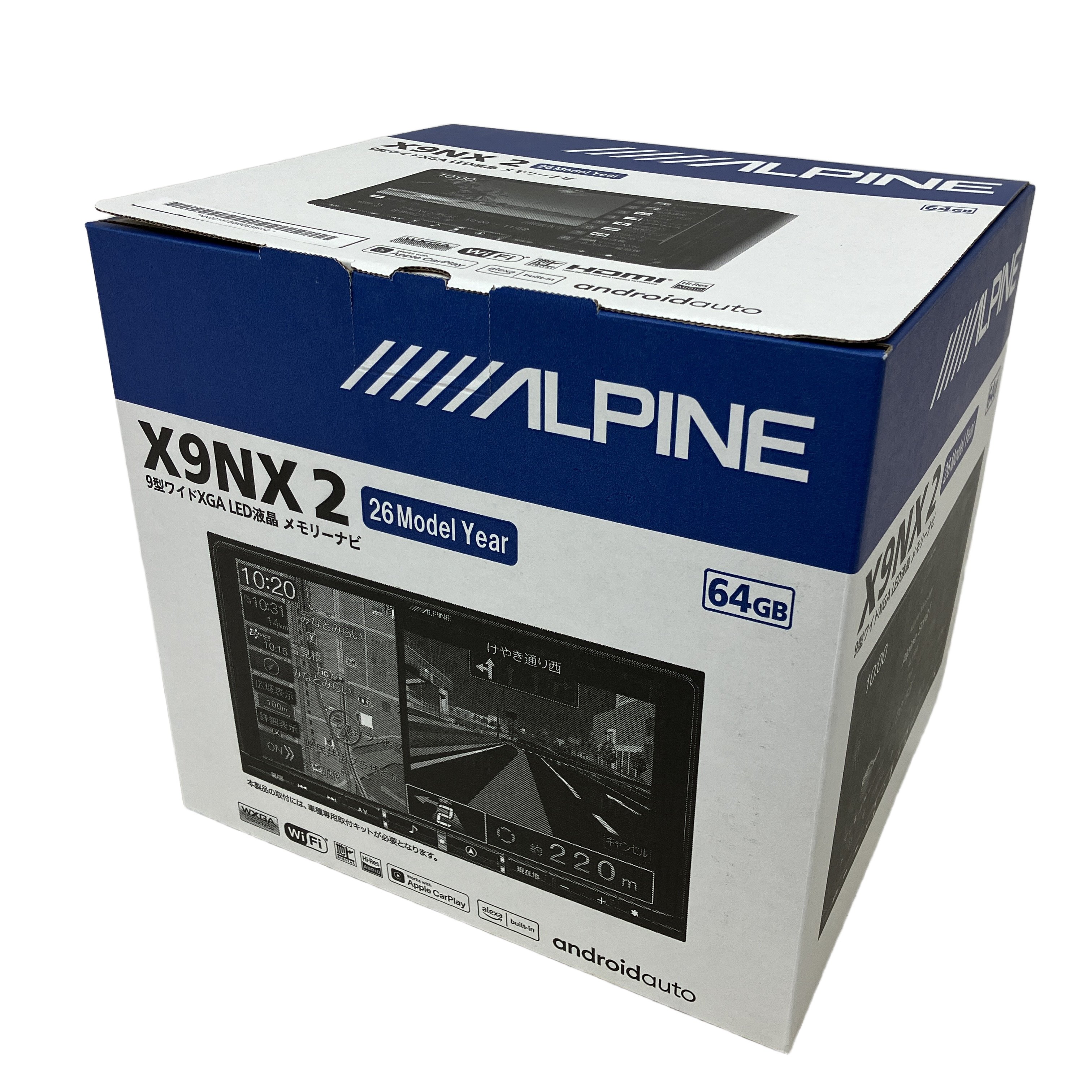 ALPINE アルパイン X9NX2 9型 64GB LED液晶 メモリーナビ カー用品 未使用