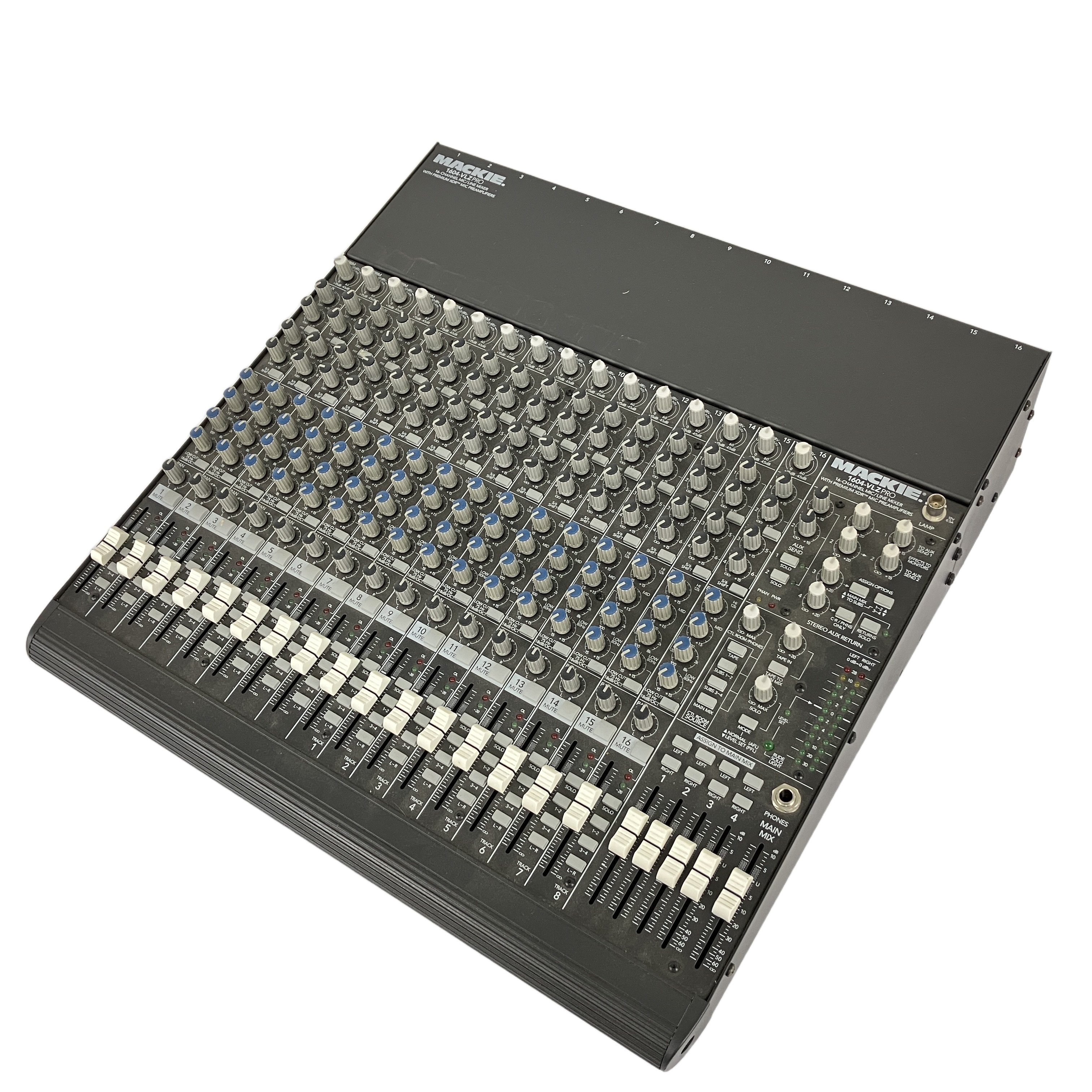 MACKIE 1604-VLZ PRO アナログミキサー 電源ケーブル欠品 中古