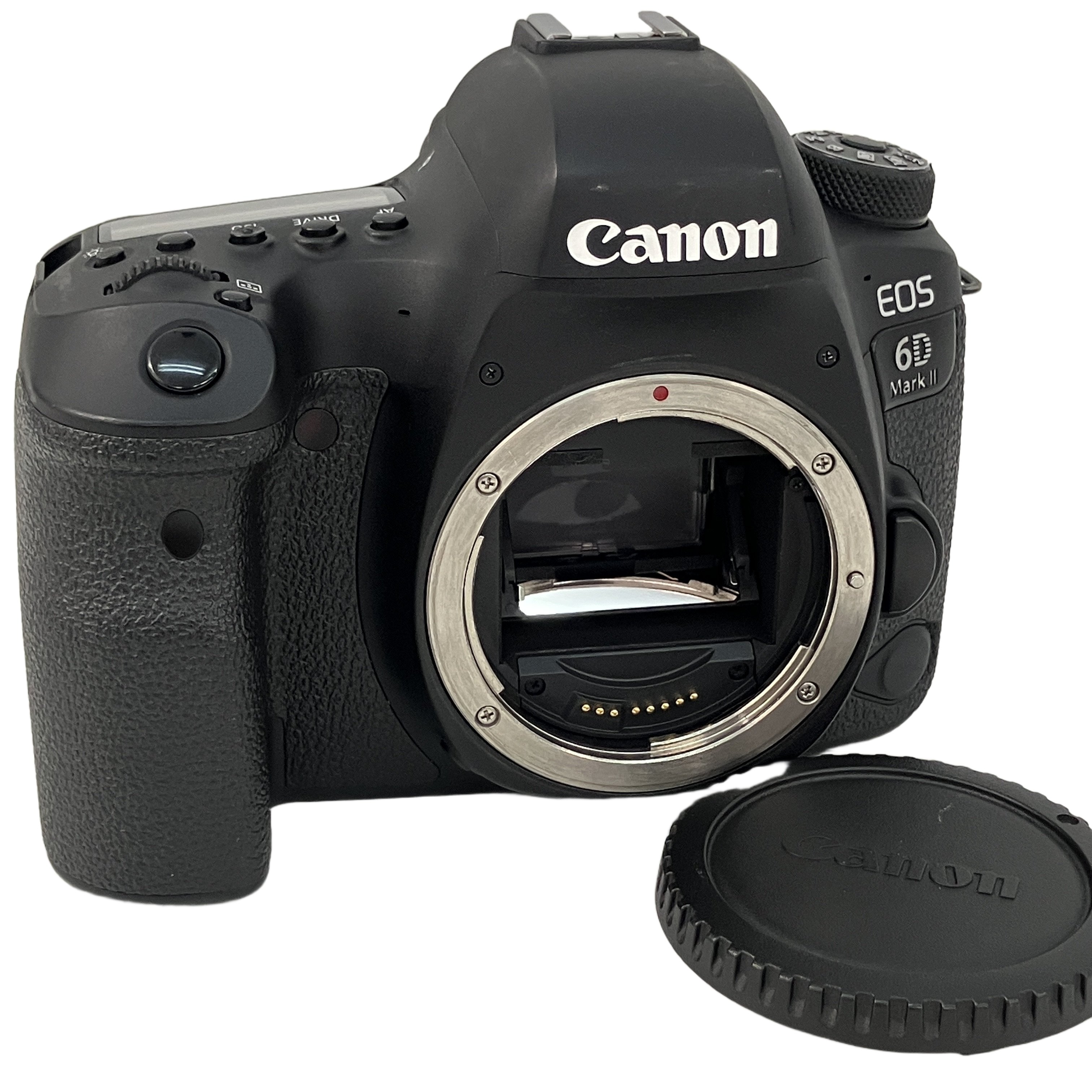 Canon EOS6DmarkII 一眼レフカメラ バッテリー2本 BG-E21 バッテリーグリップ 付属 中古 良好