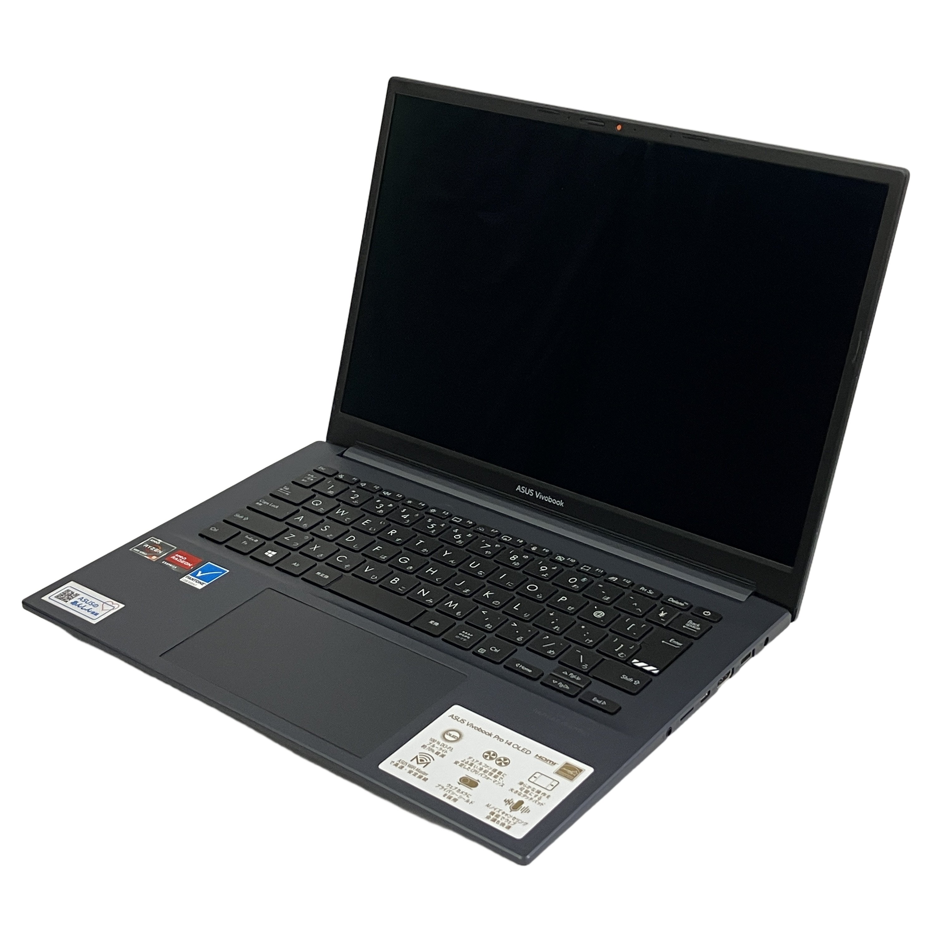 ASUS Vivobook M3401QA 14型 ノート PC AMD Ryzen 9 5900HX with Radeon Graphics 16GB SSD 512GB 66% Win 11 Home 中古