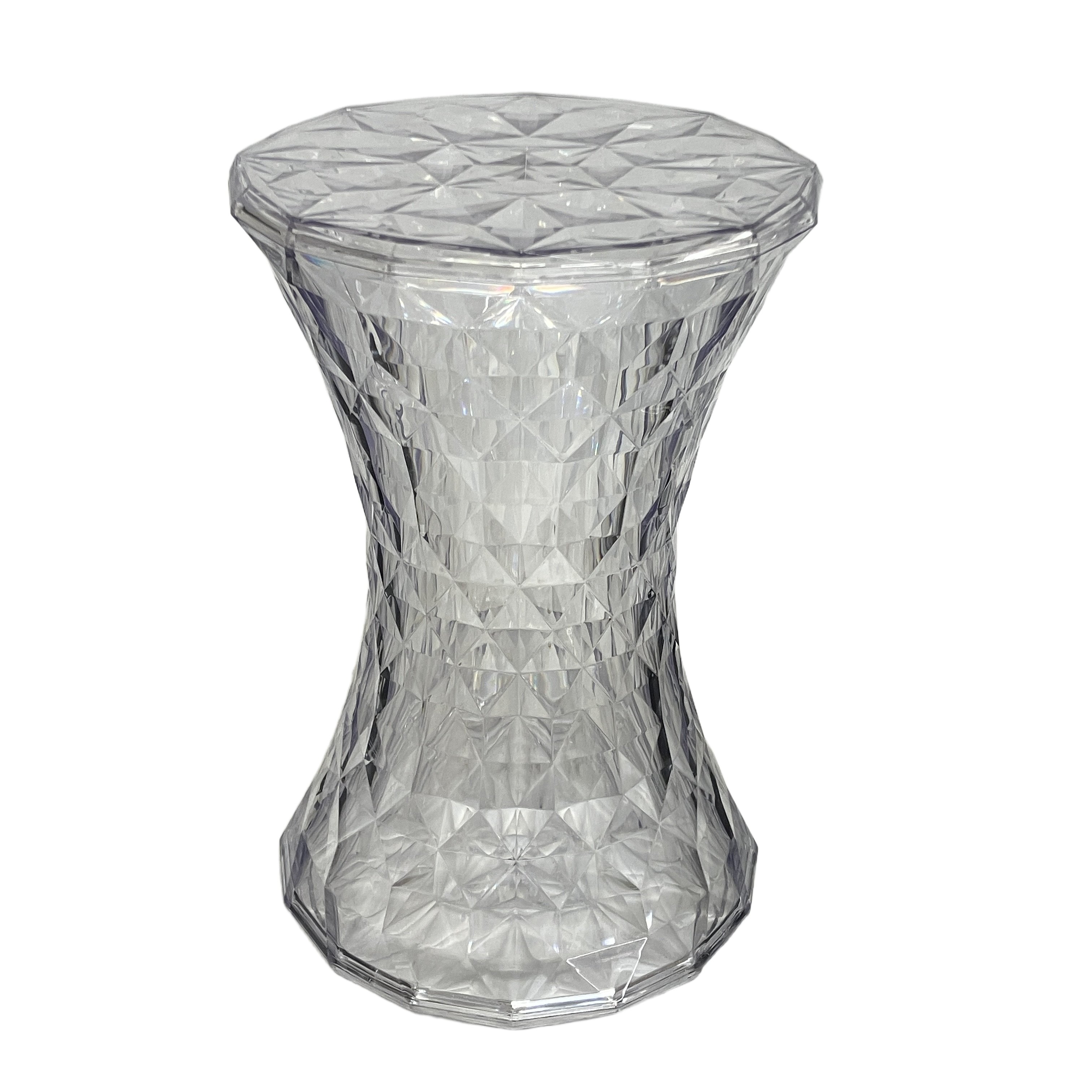 Kartell STONE ストーン スツール クリスタル サイドテーブル チェア イタリア製 デザイナーズ家具 カルテル おしゃれ 中古