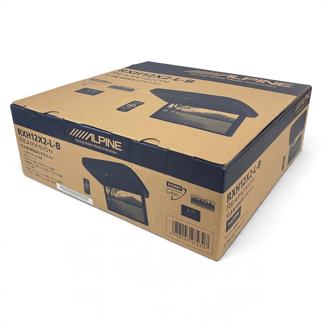ALPINE RXH12X2-L-B アルパイン 車載モニター 12.8型 カー用品 リアビジョン フリップダウンモニター 未使用